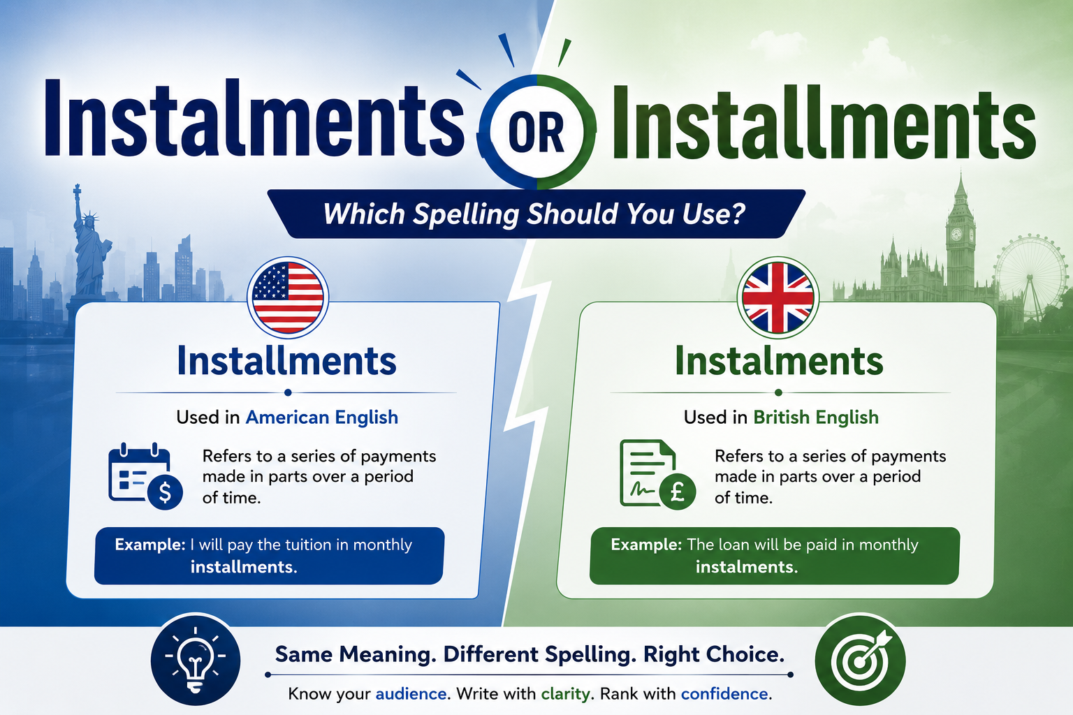 Instalments or Installments