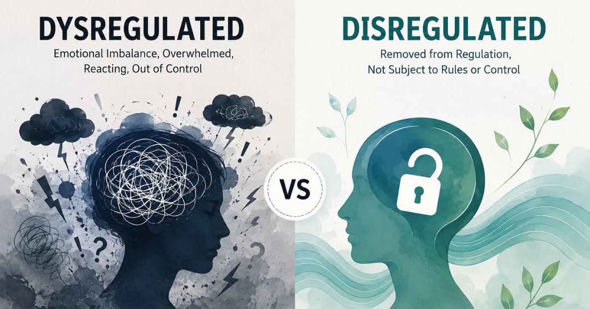 Dysregulated vs Disregulated featured image