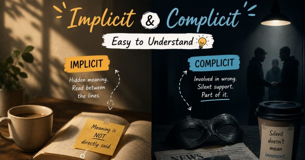 Easy Way To Understand Implicit and Complicit