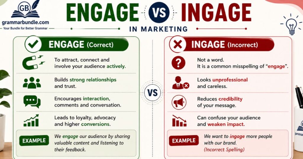 Ingage vs Engage in Marketing
