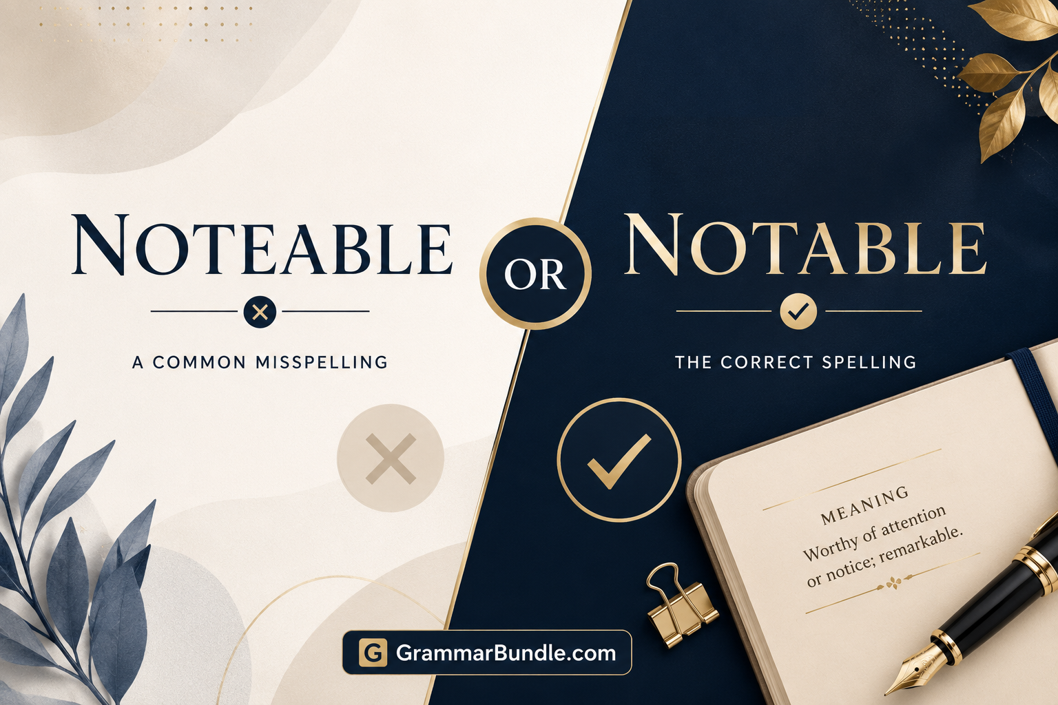 Noteable or Notable