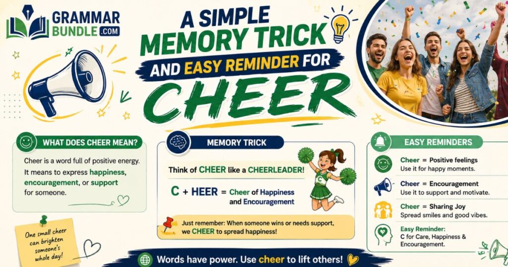 A Simple Memory Trick for Cheer