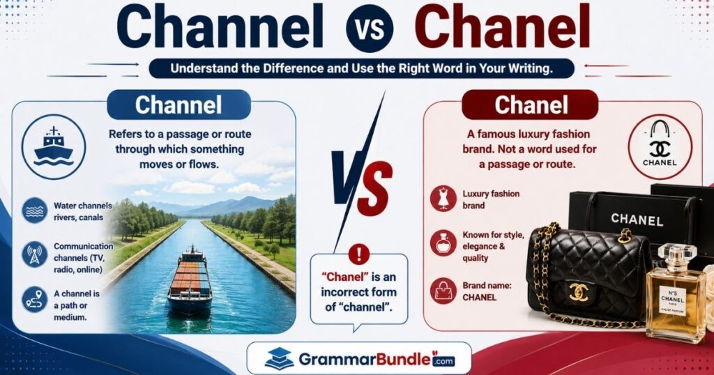 Channel vs Chanel