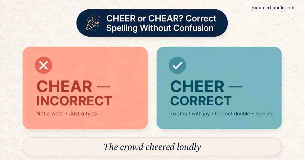 Cheer vs Chear featured image