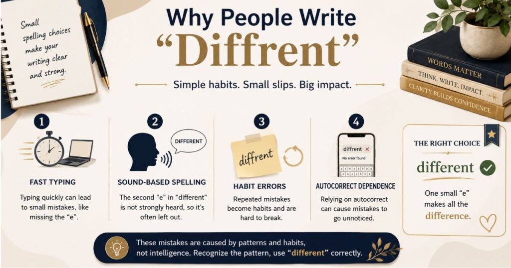 Why People Write “Diffrent” So Often