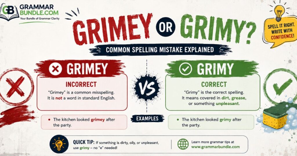 Grimey or Grimy