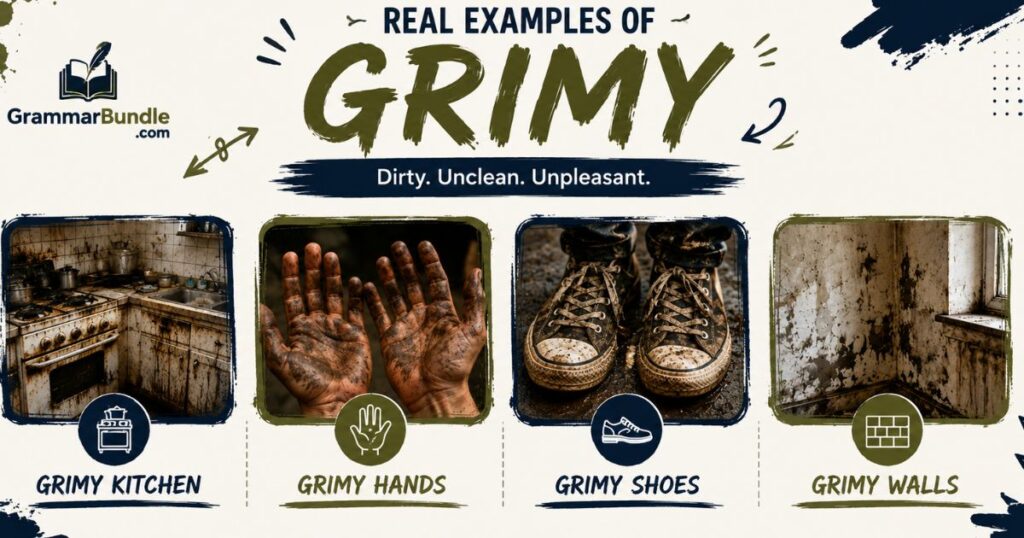 Grimy Meaning in Real-Life Contexts