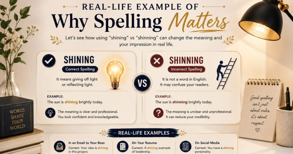 Real-Life Example of Why Spelling Matters