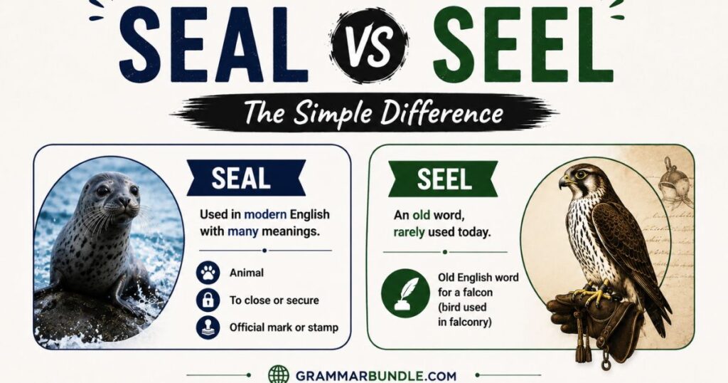 Seal vs Seel: The Simple Difference