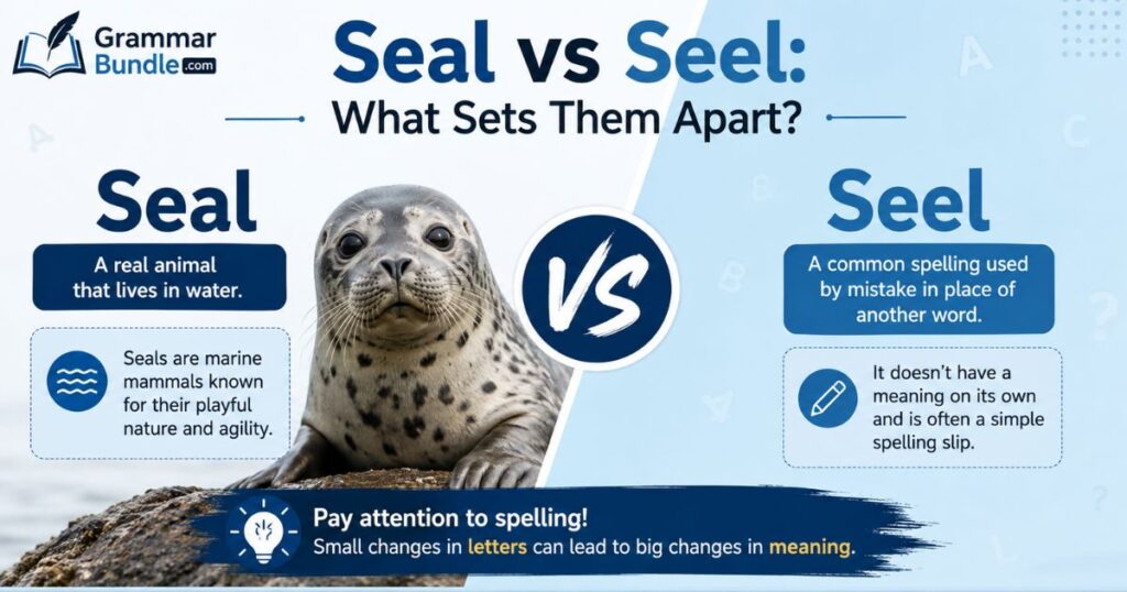 Seal vs Seel: What Sets Them Apart?