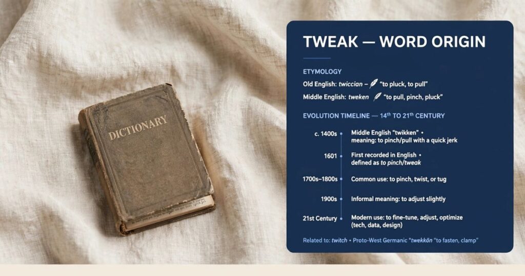 Tweak Word Origin