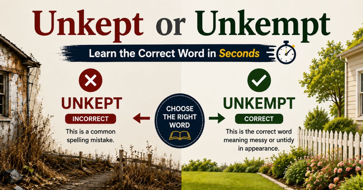 Unkept or Unkempt featured image