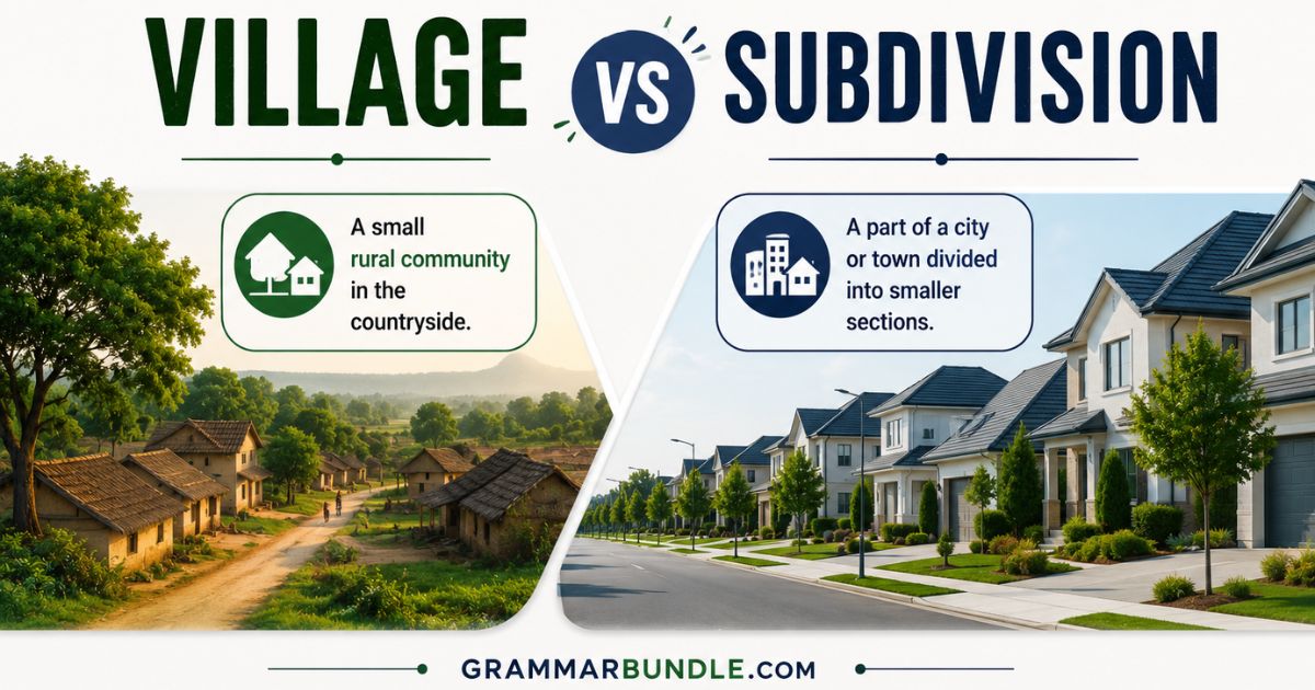 Village vs Subdivision featured image