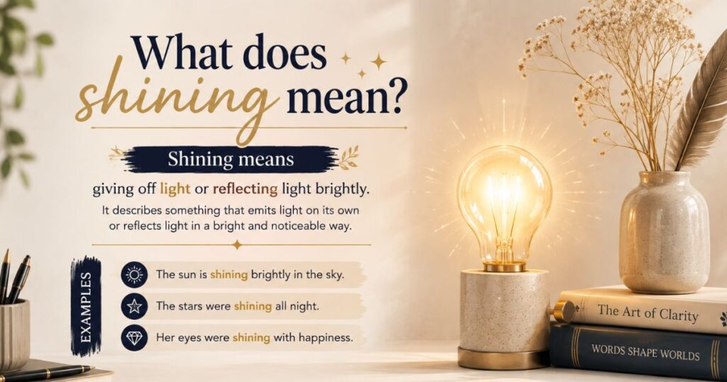 What Does Shining Mean?