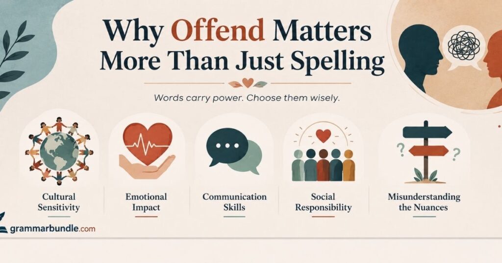 Why "Offend" Matters More Than Just Spelling