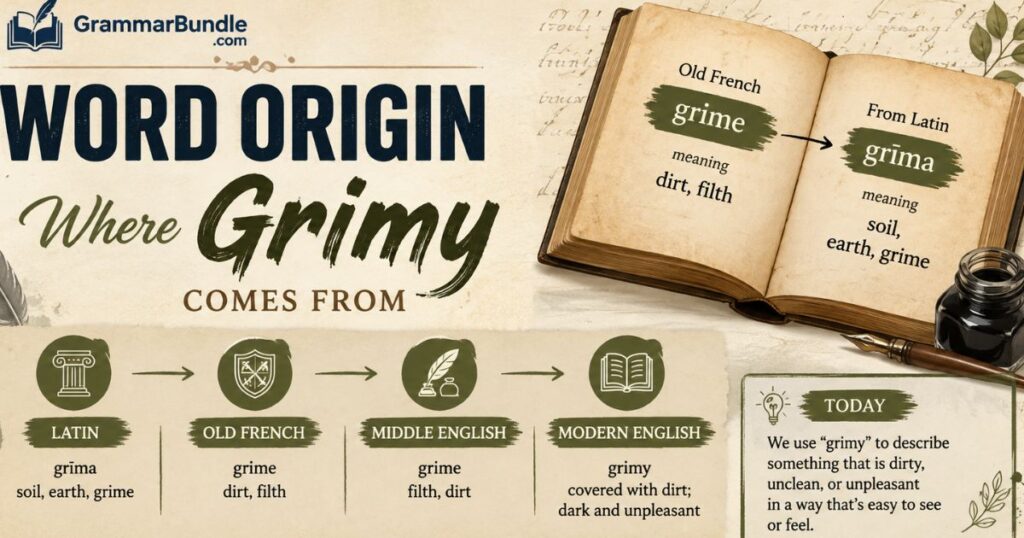 Word Origin Where Grimy Comes From
